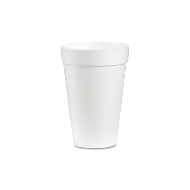Foam Cup, 16 oz, White