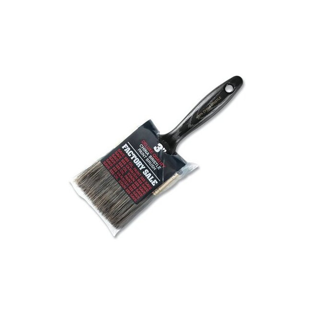 Factory Sale Gray Bristle Paint Brushes, 4 in W, Synthetic Gray China bristle, plastic handle