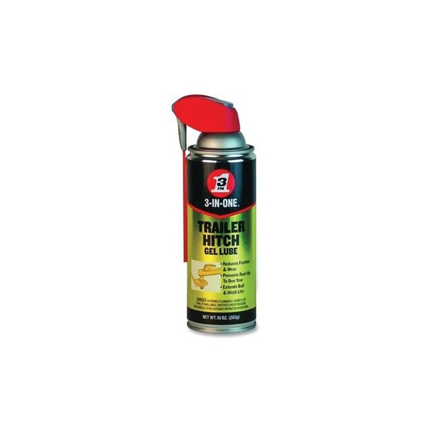 Trailer Hitch Gel Lube, 10 oz, Aerosol Can