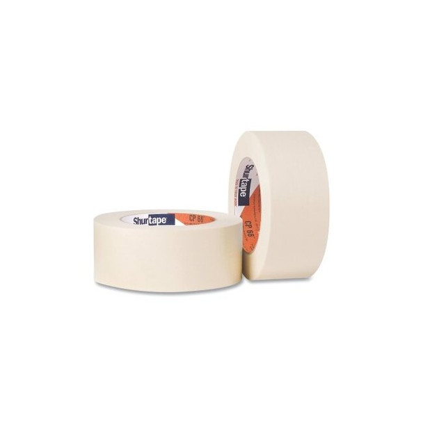 CP 66® Contractor Grade High Adhesion Masking Tape, 12 mm W, 60 yd L roll, Natural