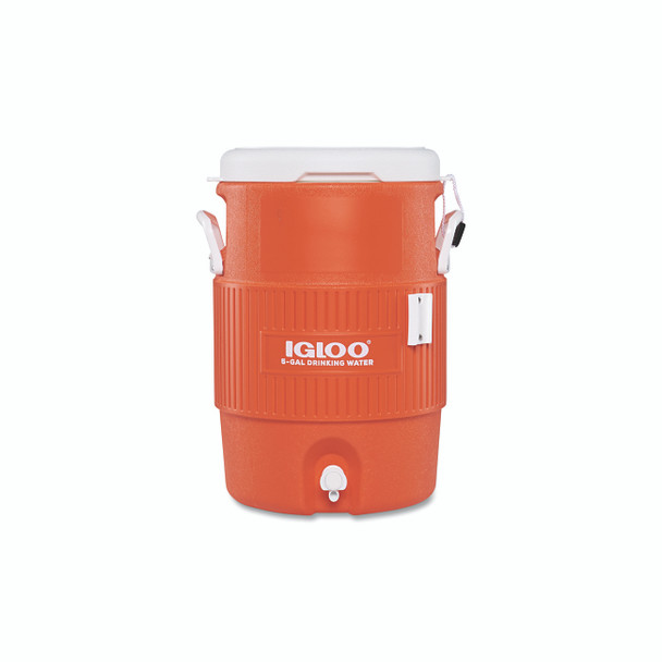 Seat Top Water Jug, 5 gal, Orange