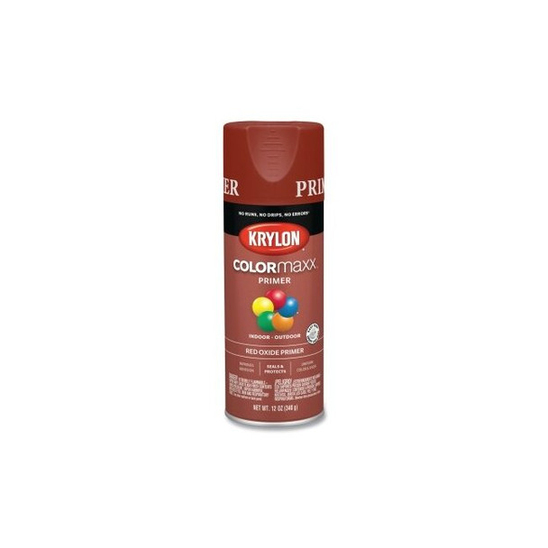 COLORmaxx™ Primer Spray Paint, 12 oz, Aerosol Can, Red Oxide