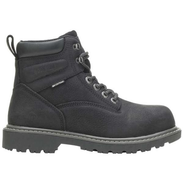 Wolverine 6-Inch Work Boot,M,11,Black,PR W201153