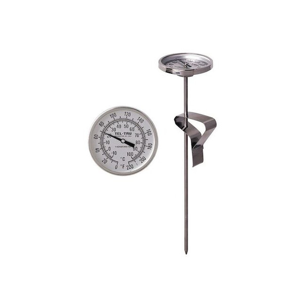Tel-Tru Bimetal Thermom,2 In Dial,-40 to 70C LT225R-8/23100884