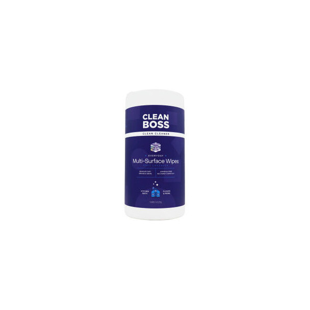 CleanBoss Clean Cleaner Foaming Lavender Multi-Surface Wipes 70 count 13 oz cont