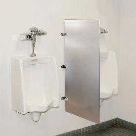 Global Industrial Bathroom Stainless Steel Urinal Screen 24 x 42