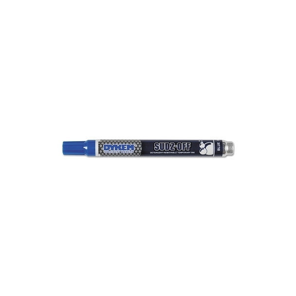 SUDZ OFF® Detergent Removable Temporary Marker, Blue, Medium Pack of 12