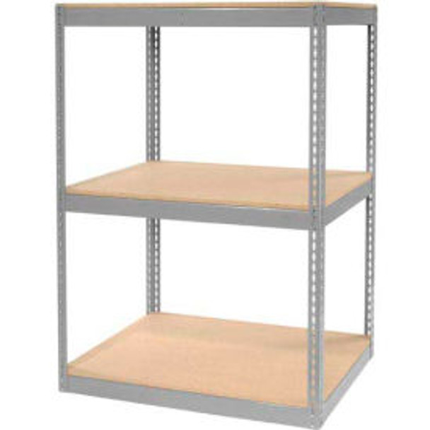 Global Industrial Record Storage Rack Without Boxes 42""W x 30""D x 60""H - Gray