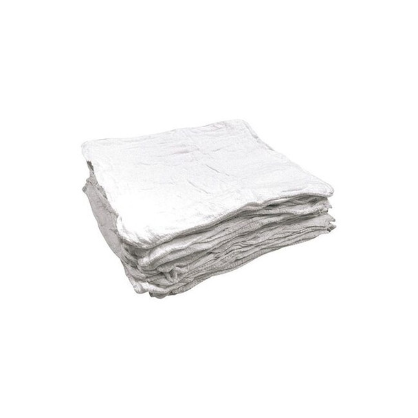 Box of Shop Towel Rags, 14" x 14", Natural, 5 Lbs/Case, PK60