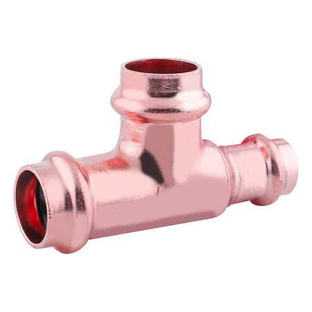 Manufacturer Varies Tee, Copper, Press-fit 3/4", 1/2", 3/4" 816YW5