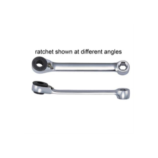 Vim Tools Hex Bit Ratchet,Double Ended,1/4" HBR3