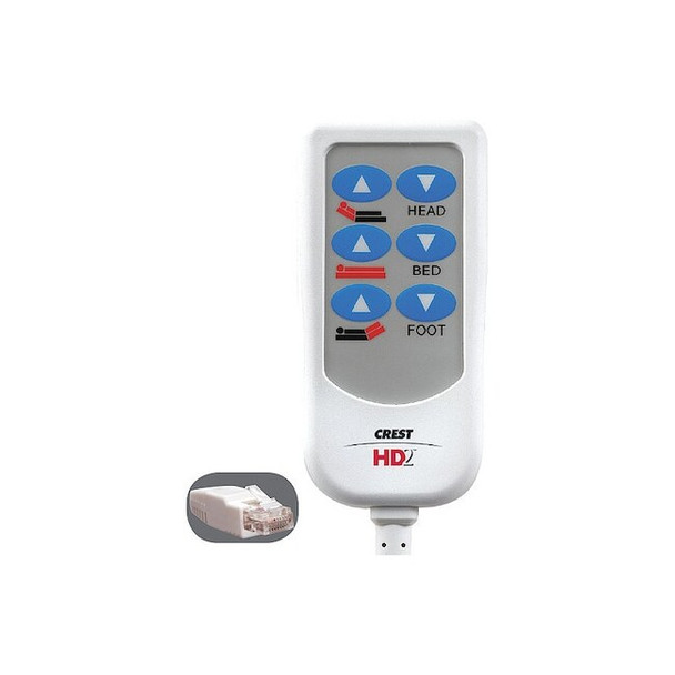 Crest Healthcare Bed Control,HD2,For Joerns,8-Pin RJ45 BCAB601