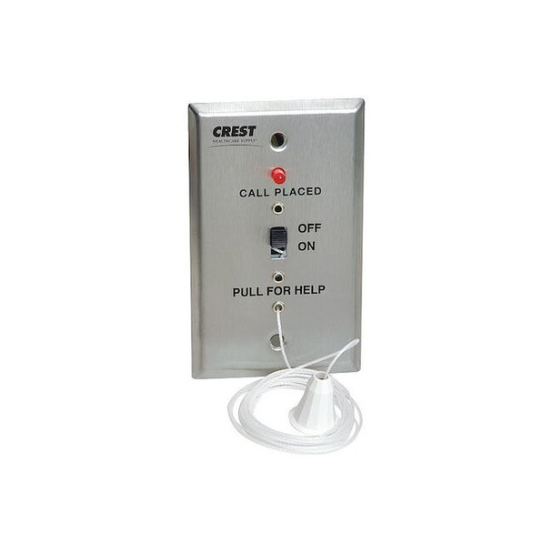 Crest Healthcare Pullcord Station,Silver,4 1/2" L E-104-1C