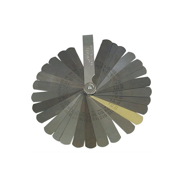 Lisle Feeler Gauge,Deluxe Blade,.0015-.035" 68100
