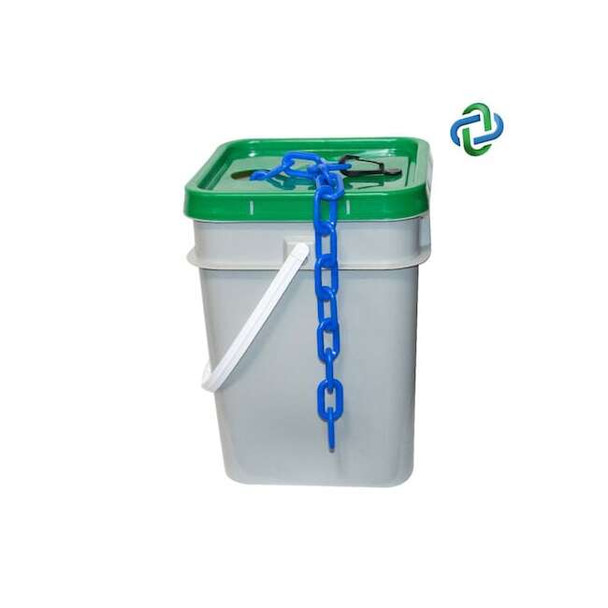 Mr. Chain Blue Plastic Chain - Pail 1"(#4,25 mm) 10006-P
