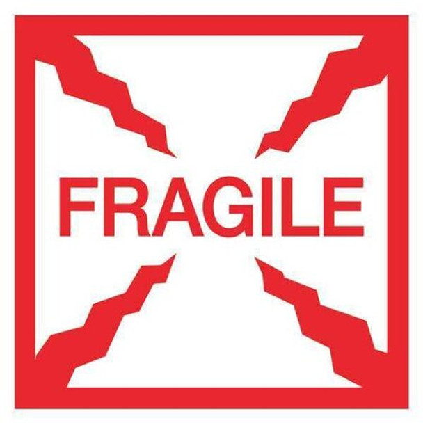 Tape Logic Label,Fragile,4x4" SCL501 Tape Logic Label,Fragile,4x4" SCL501