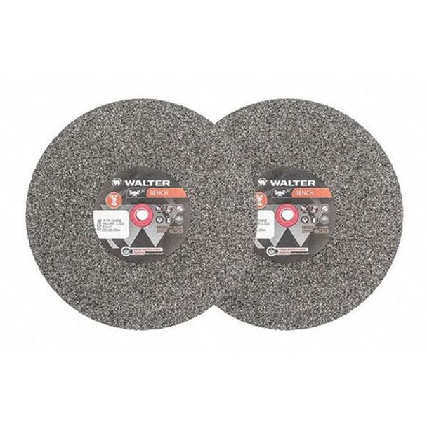 Walter Surface Technologies Grinding Wheel,T1 10"x1"x1" 24g Coarse 12E643