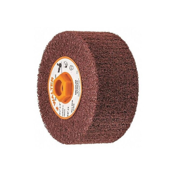 Walter Surface Technologies Finishing Drum,4-1/2"x2",Medium 07M423