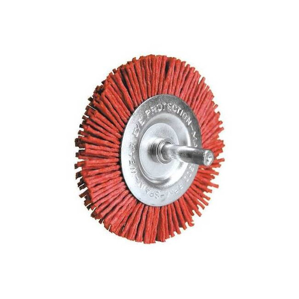 Century Drill & Tool Radial Brush,Fine Nylon, 150 Grit,4 in. 77443