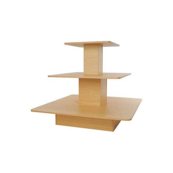 Econoco Square Table, 48"W x 42"H, Brown WD3SQMP