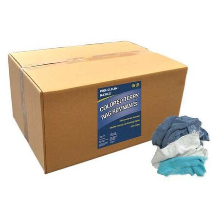 Terry Cloth Cotton Cloth Rag 15 lb. Varies Sizes, Assorted