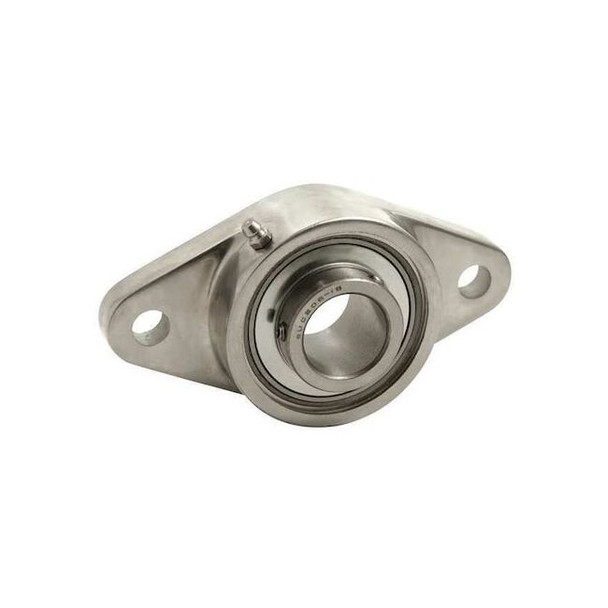 Tritan Flange,2 Bolt,Stainless,Bore 0.75" UCFLSS204-12SS