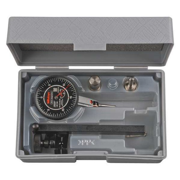 Mitutoyo Dial Test Indicator,Hori,0 to 0.060 In 513-442-16T