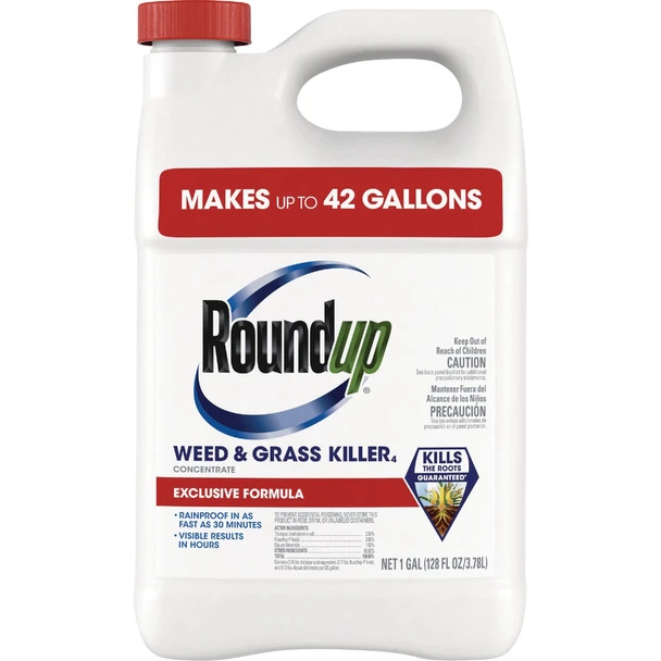 Roundup 1 Gal. Exclusive Formula Concentrate Weed & Grass Killer 5376804