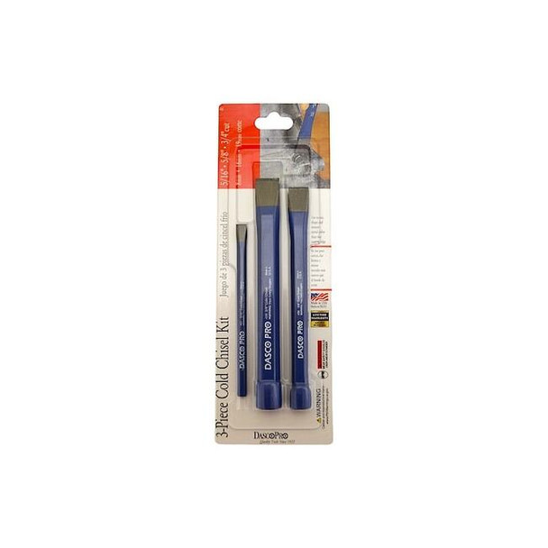 Dasco Pro Cold Chisel, 3 Piece 44
