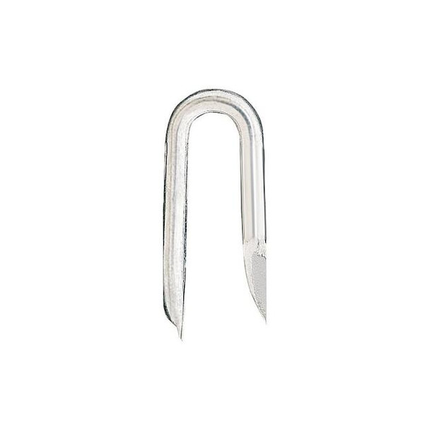 Poultry Staples, 14 ga, 3/4 in Leg L, Steel, 480 PK