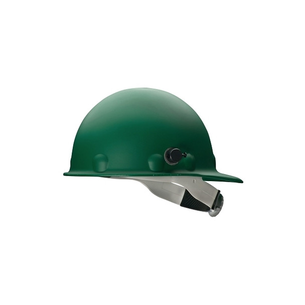 Roughneck® P2 Hard Cap, 8-point Ratchet, Quick-Lok® Block and RW, P2HN, Green
