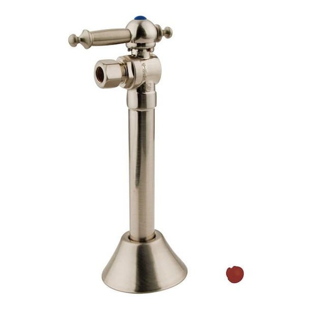 CC83208TL 1/2" Sweat 3/8" OD Comp Angle Shut Off Valve w/5 Extension
