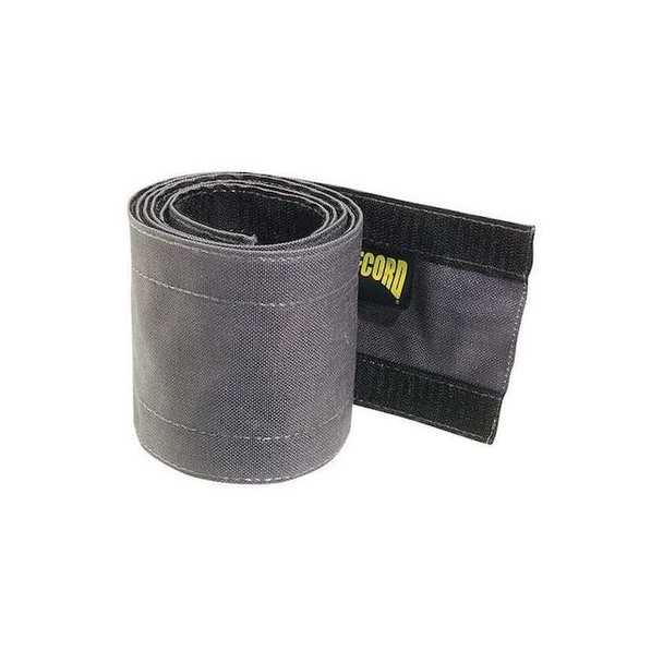 Safcord Cable Protector, 6 ft L, 4 in W, 1 Channel, Nylon, Gray PLS875-GY