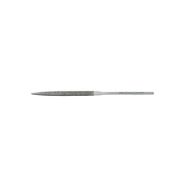 Strauss Needle File,Swiss,Warding,5-1/2 In. L NF2122D181