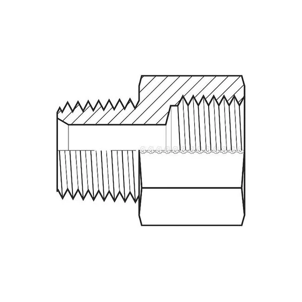 Adaptall Hose Adapter,1/4",NPT,14 mm 9325-04x14x1.5
