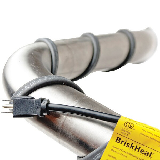 Briskheat Heating Cord,120V,900W,75 ft. L FFSL81-75 Briskheat Heating Cord,120V,900W,75 ft. L FFSL81-75