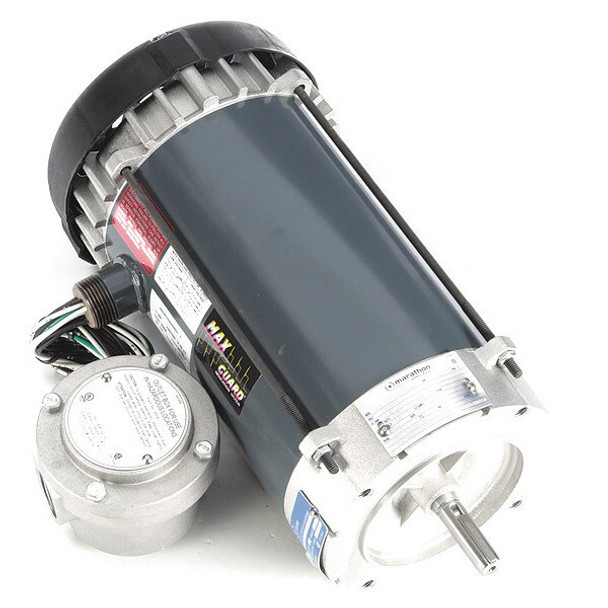 Leeson Hazardous Location Motor,1 HP,3.3/1.6A 056T17G15599