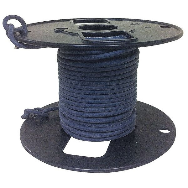 HV, High-Voltage Lead Wire, Tinned Copper, 14 AWG, Black, Stranded, 50 ft