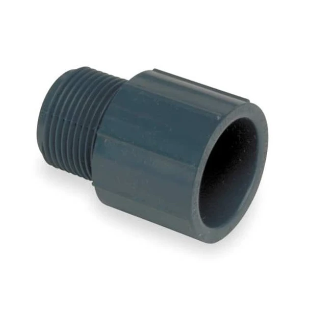 CPVC Male Adapter, Schedule 80, 3" Pipe Size, MNPT x Socket