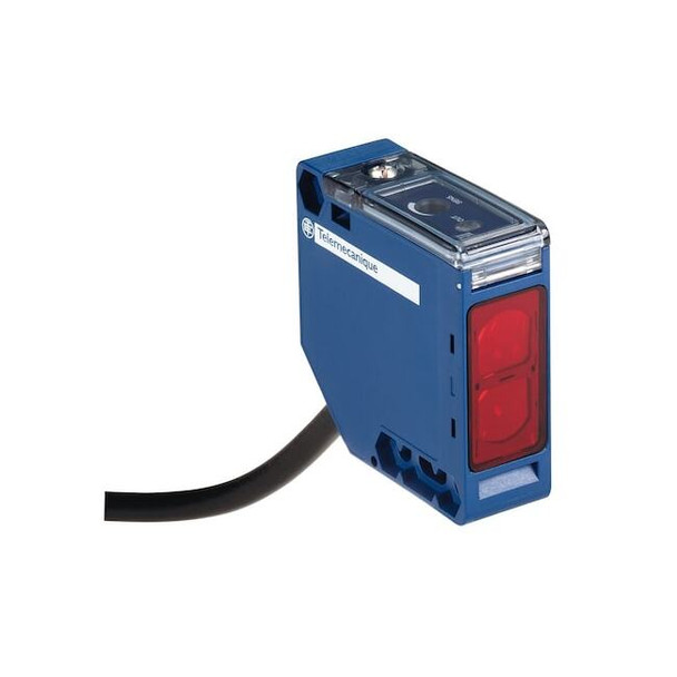 Diffuse Photoelectric Sensor, Bare Wire, Rectangular, NPN and PNP