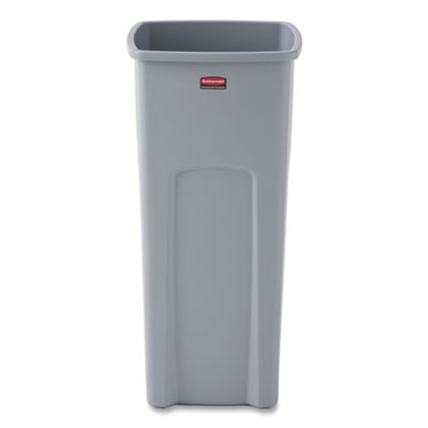 Rubbermaid® Commercial RECEPTACLE,WASTE,SQ,GY FG356988GRAY Rubbermaid® Commercial RECEPTACLE,WASTE,SQ,GY FG356988GRAY