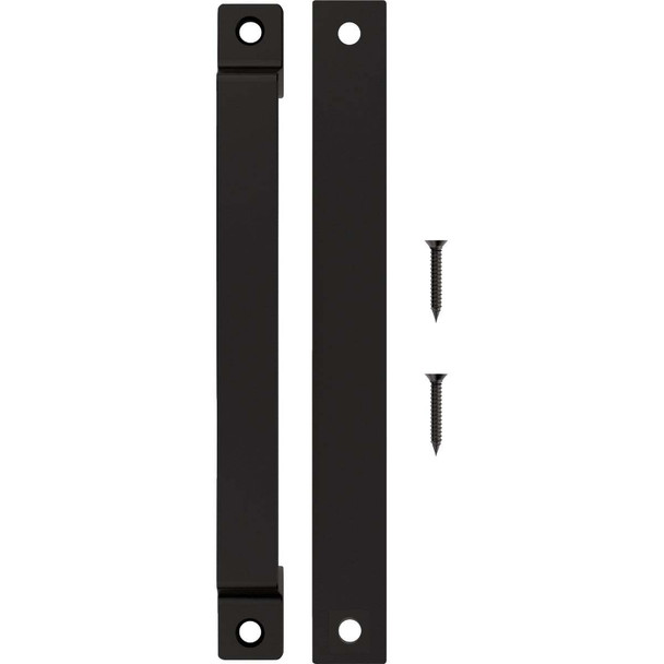National Hardware 10 In. Black Modern Gate Pull N166-022