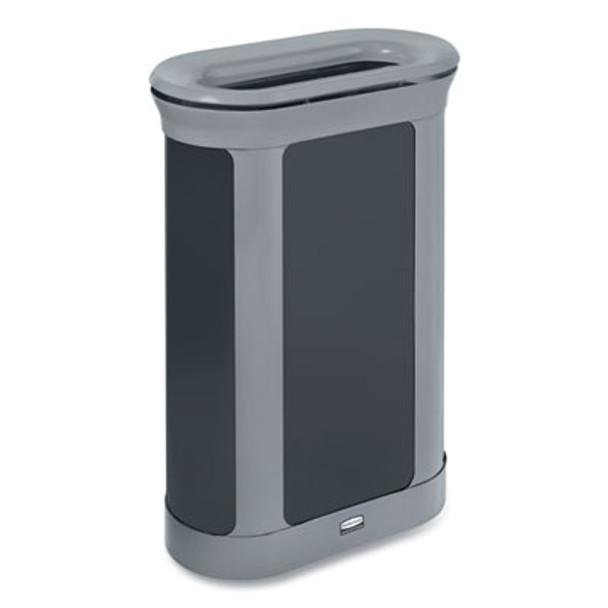 Rubbermaid® Commercial WASTEBASKET,ENHNCE,13G,GY 2172851