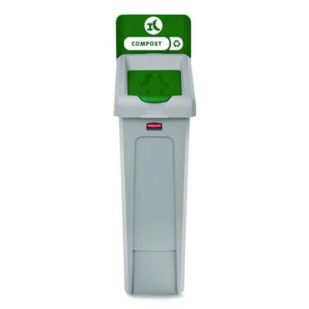 Rubbermaid® Commercial BIN,23G SJRS,GY/GR 2185051 Rubbermaid® Commercial BIN,23G SJRS,GY/GR 2185051