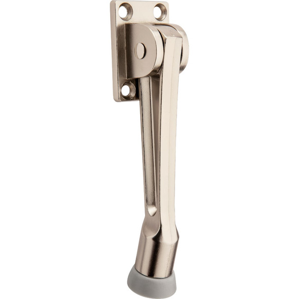 National Hardware 5 In. Satin Nickel Kickdown Door Stop N830-570