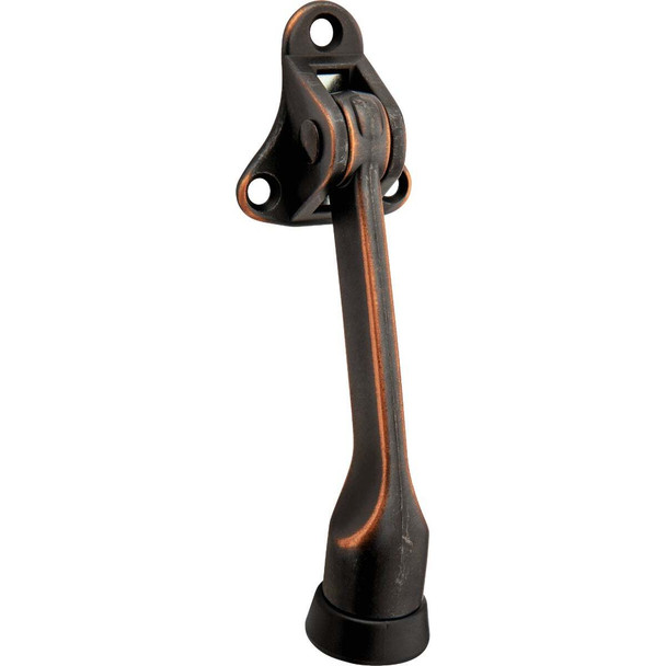 National Hardware 5 In. Oil Rubbed Bronze Kickdown Door Stop N830-571