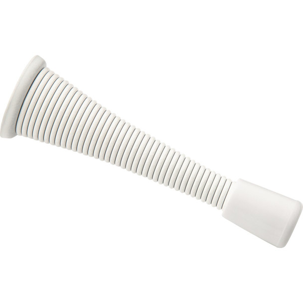National Hardware 3 In. White Spring Door Stop N830-558