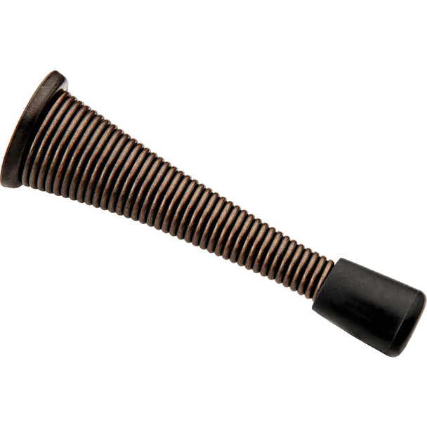 National Hardware 3 In. Antique Bronze Spring Door Stop N830-559