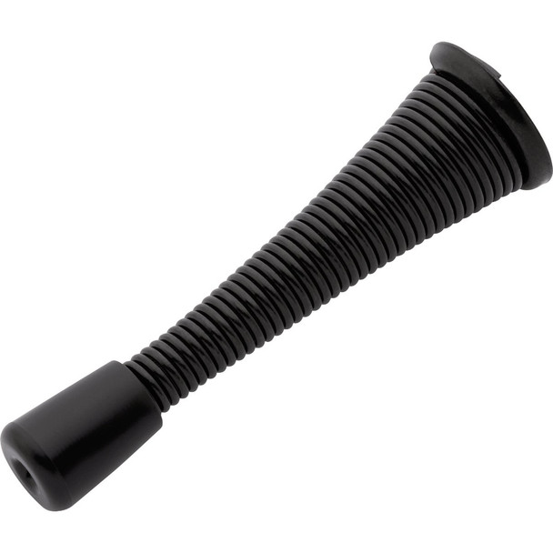 National Hardware 4 In. Matte Black Spring Door Stop N830-581