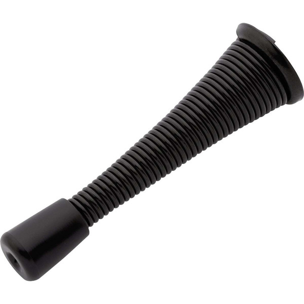 National Hardware 4 In. Matte Black Spring Door Stop N830-581
